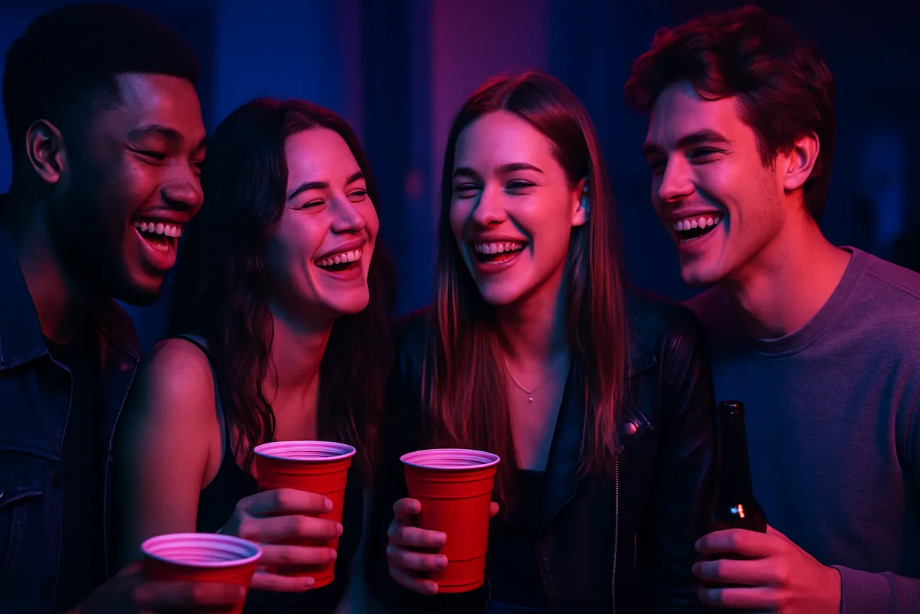 Friends playing the Would You Rather game